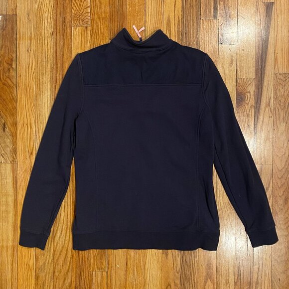 Vineyard Vines Women's Quarter-Zip Navy Sweatshirt Pullover Size Medium - Picture 5 of 7